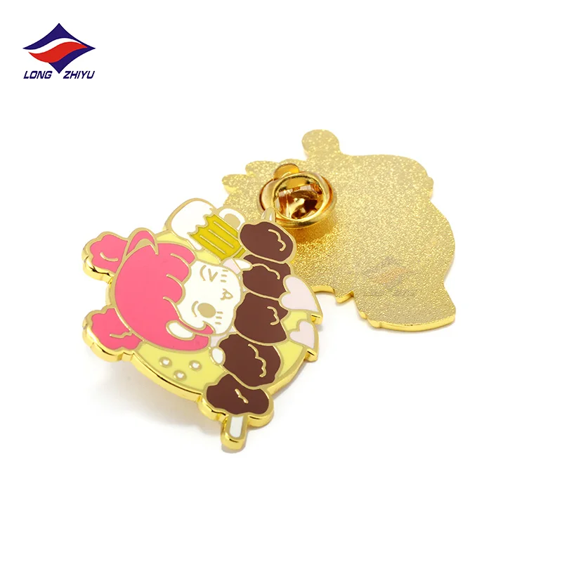 Longzhiyu Bespoke Lapel Pins Custom Logo Hard Enamel Pin Badges Metal Crafts for Promotional Gifts