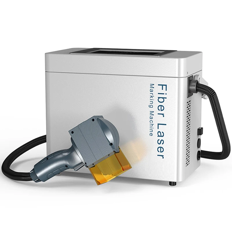 Laser Engraving Marking Machine Useful for Dog Tags Mugs Bottles Logo Printer Working on Cambered Material