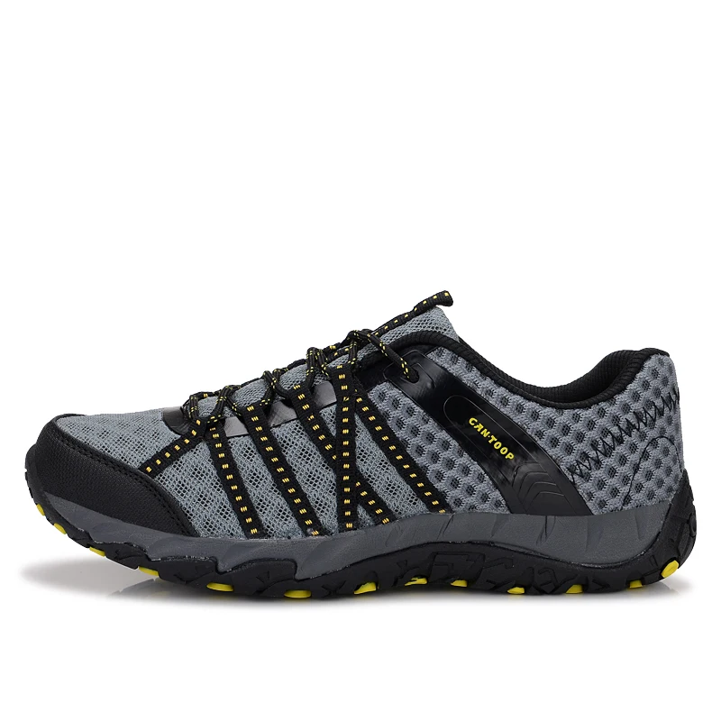 Outdoor Men Hiking Shoes Waterproof Anti-Slip Trekking Sneakers Male Mountain Climbing Shoes Lace Up Sport Shoes Trekking