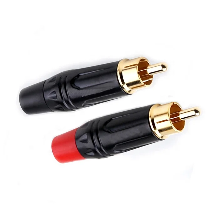  Супер хорошее качество Позолоченный разъем RCA головка лотоса AV видео коаксиальный аудио кабель
