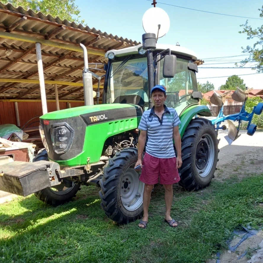Tractors 50HP 55HP 70HP 75HP Agricultural Cabin+AC 4WD Wheeled YTO Engine Farming Tractor