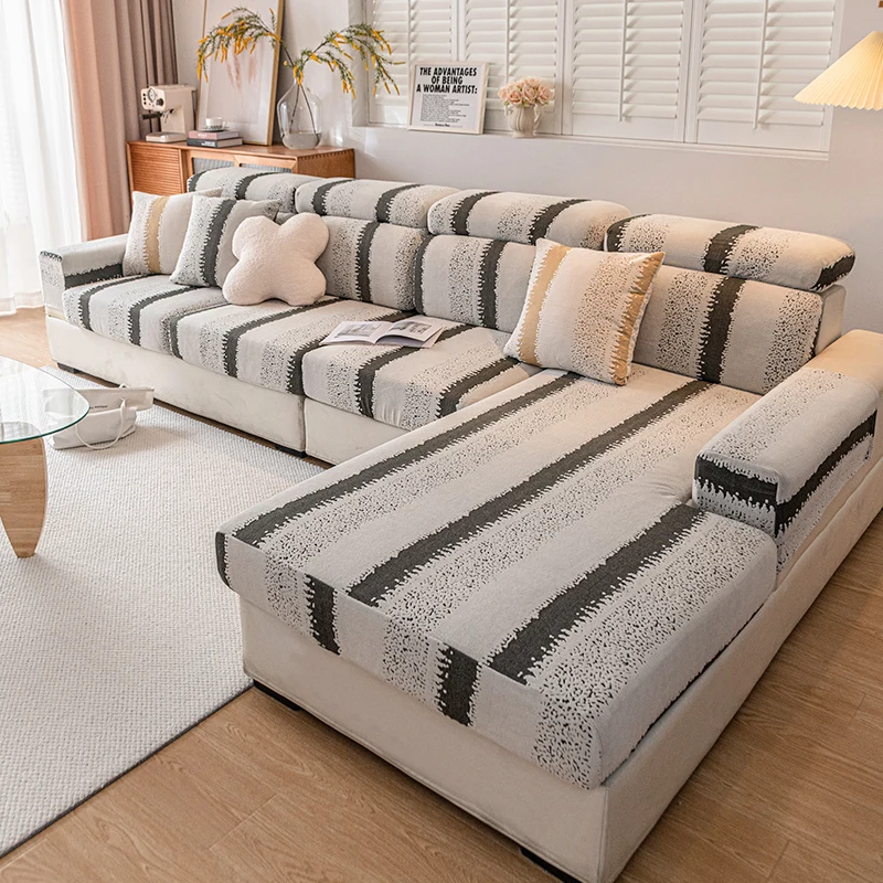 2024 Universal Sofa Cover 3-seat Affordable and Useful Sofa Cover Waterproof L-shaped Sofa Cover