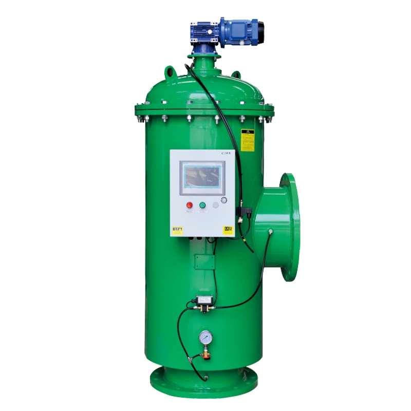 25 bar Self cleaning filter with PLC controller 500t/h customized screen filter system