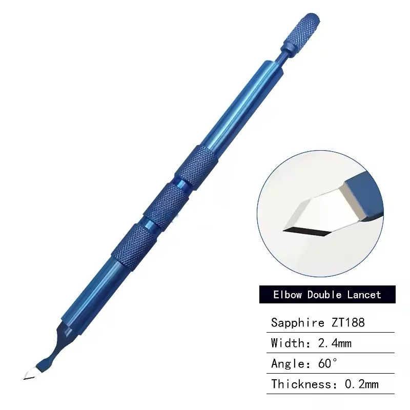 ophthalmic surgical instruments Scalpel  Incission Phaco  sapphire knife for Cataract surgery