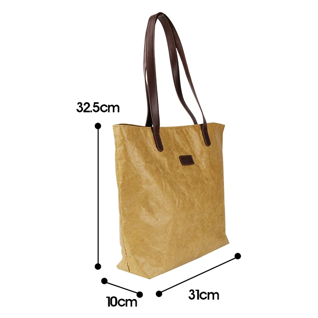Customized Logo Women Reusable Shopping Bag Portable Tyvek Large Tote Bag