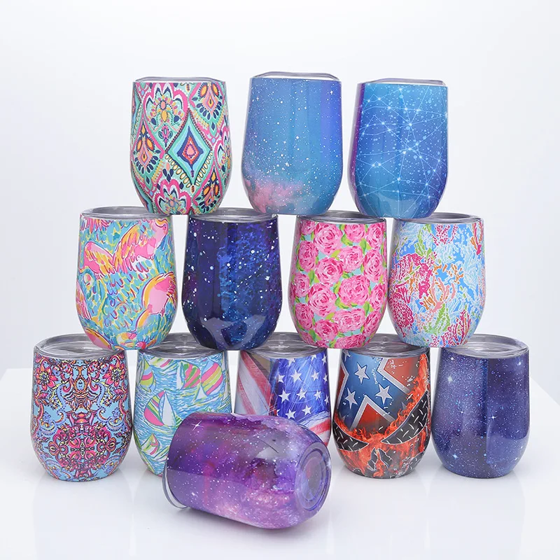 Stainless Steel Sublimation Wine Tumbler Double Wall Mug for Coffee or Champaign