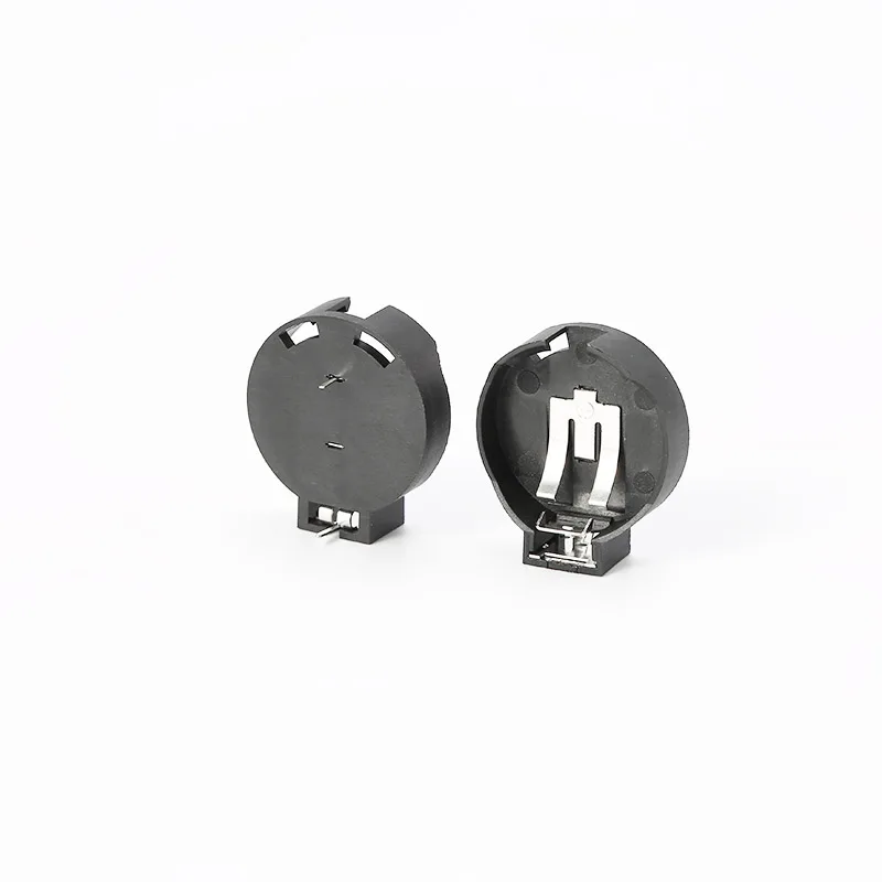 Appropriate price button battery holder CR2450BS-2450-1 unreinforced PBT phosphor copper nickel tin plated