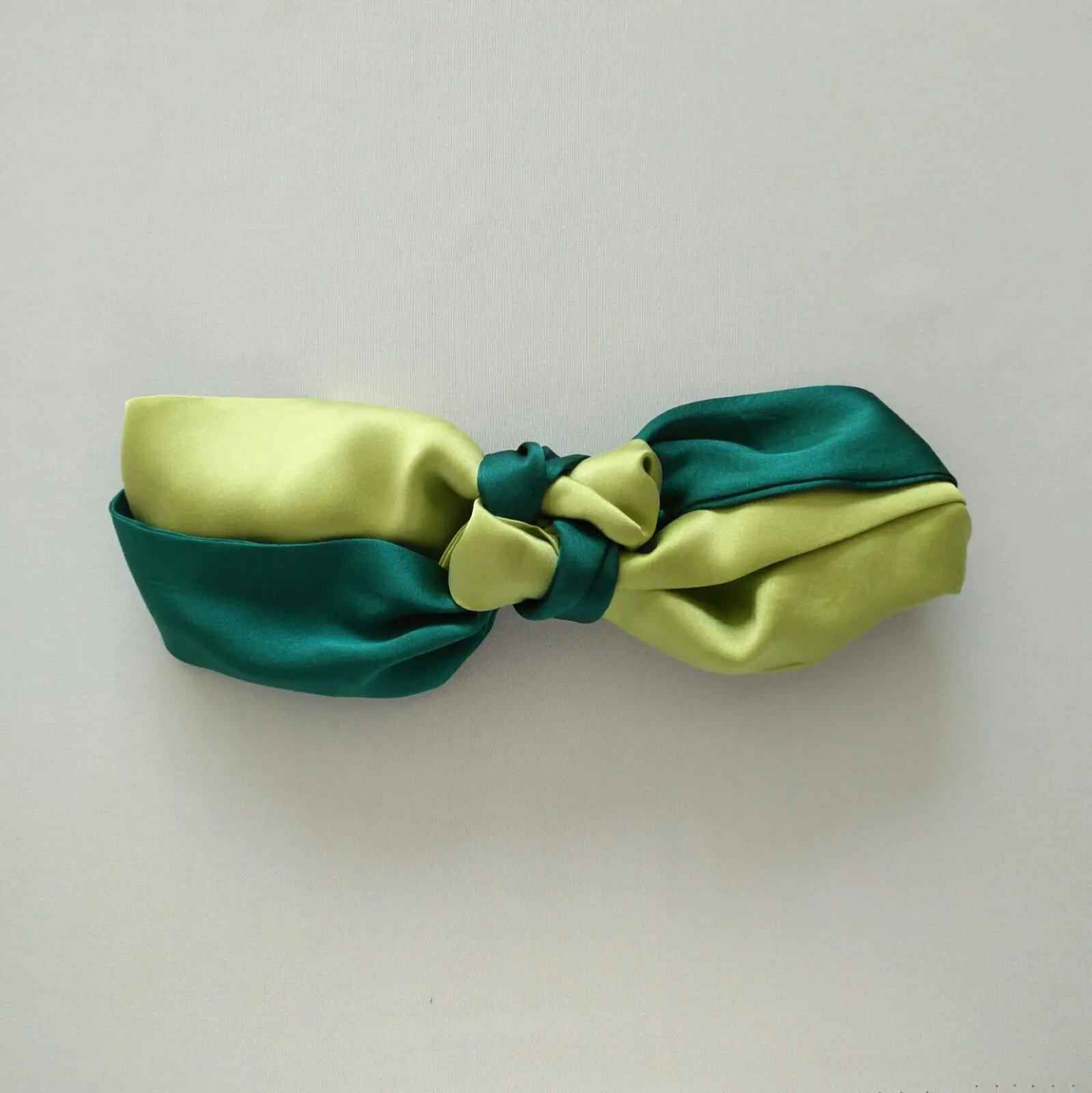 Custom Logo hair tie fashion satin hair bands for women