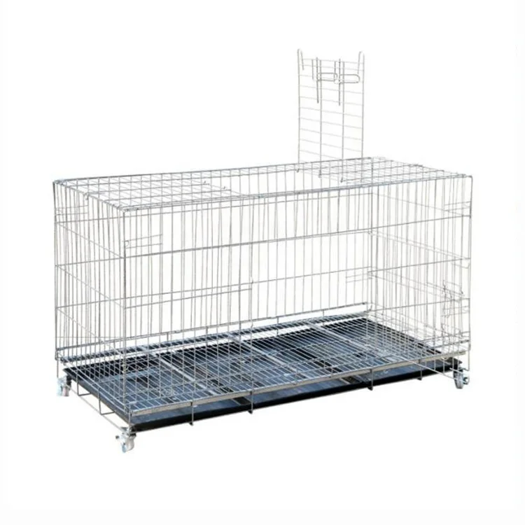 Metal Chicken Cage House Kennel Folding Chicken coops cages for sale with drawer tray large run