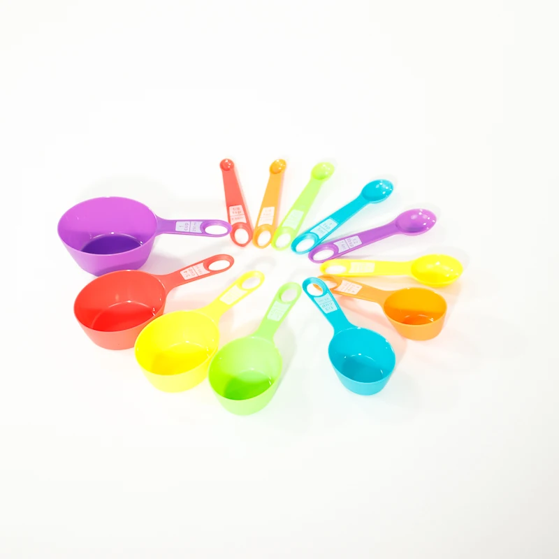 Wholesale custom microsugar coffee and tea roasting measuring scoop sets plastic baking measurements spoon