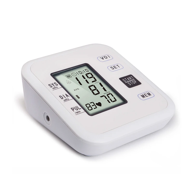 Newly Fully Automatic Rechargeable BP Meter Digital Upper Arm Tensiometre Accu Chek Blood Pressure Monitor