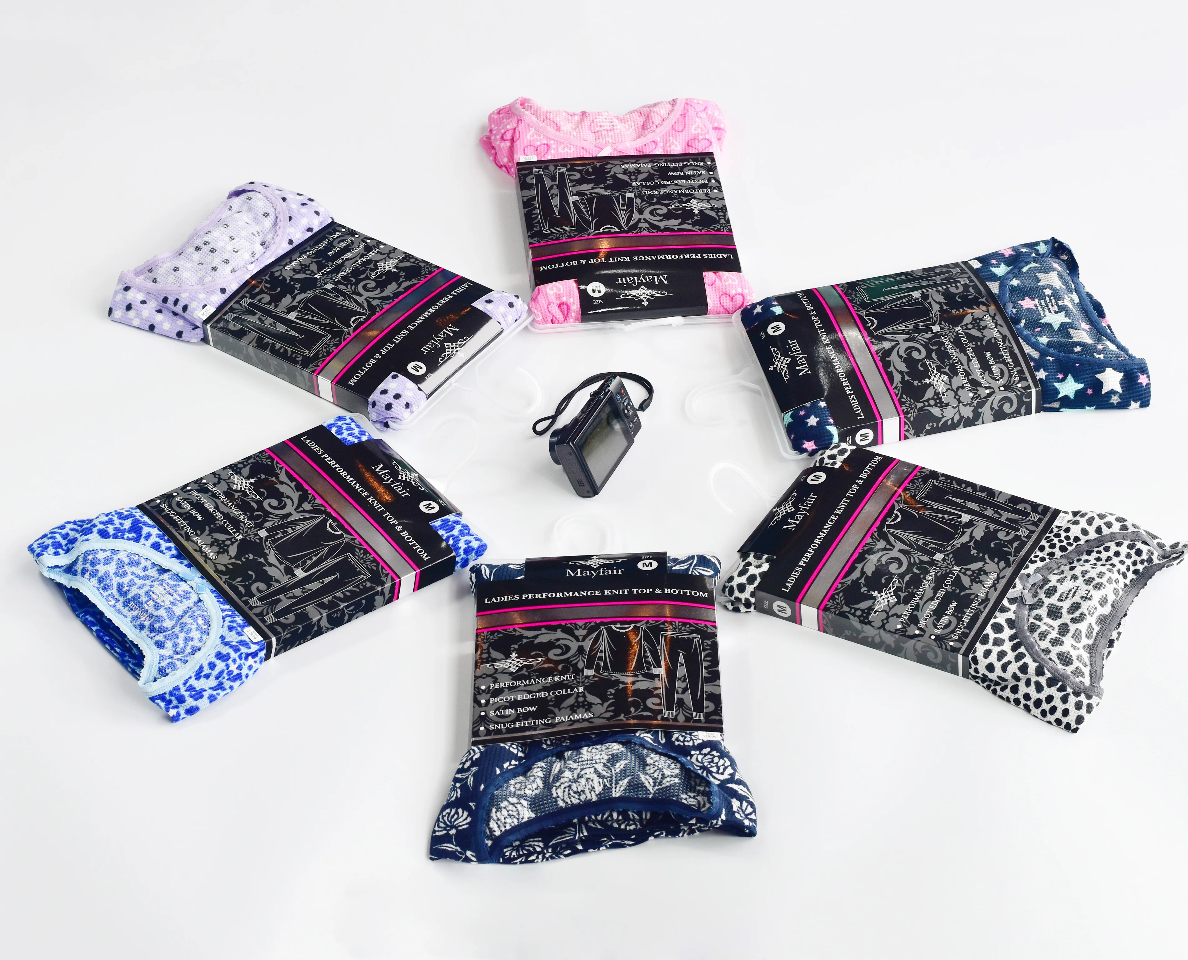 Оптовая продажа, модные дизайнерские пижамы, комплект из двух предметов, домашнее вафельное термобелье для женщин, пижамы, одежда для сна, пижамы с принтом для женщин