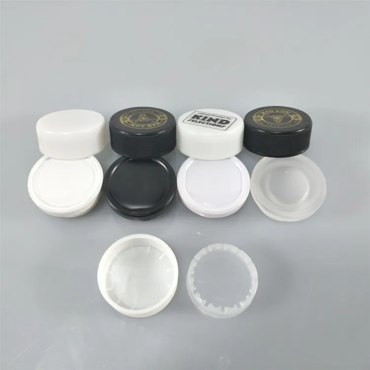 
5ml 7ml 9ml 5g 7g 9g Glass clear CBD Wax Oil Concentrate Container glass Jar,jars glass with child resistant 