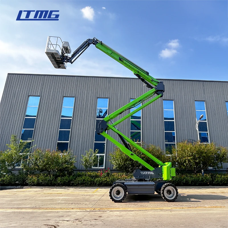 LTMG electric aerial work lift platform 20m 22m articulated boom lift aerial working platform