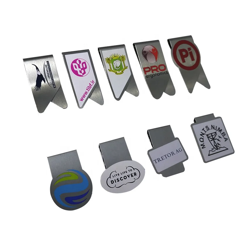 
High Quality Various Designs Customized Note book mark Metal Clip 