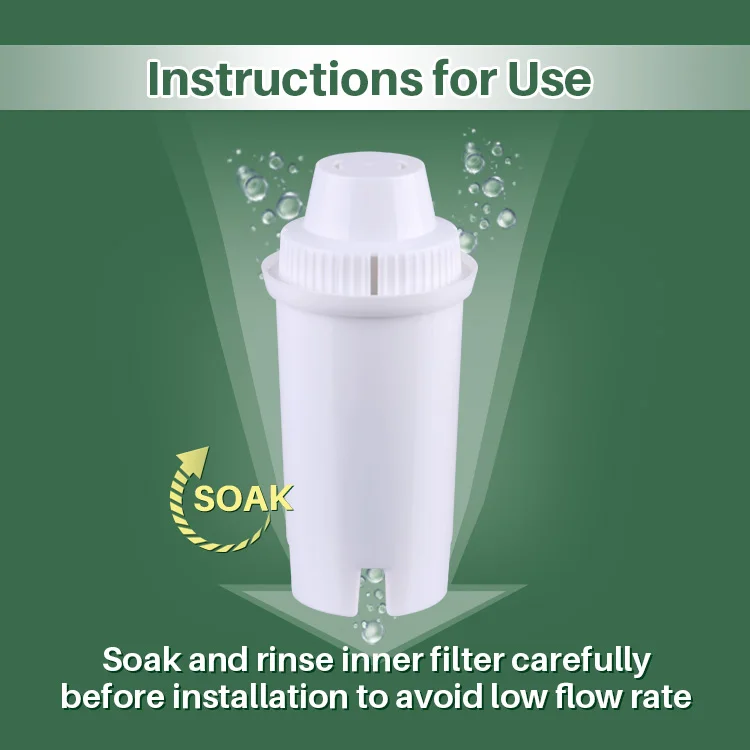 Coconut Shell Activated Carbon Inhibit Limescale Compatible Classic 35516 OB03 Water Pitcher Filter wasserfilter