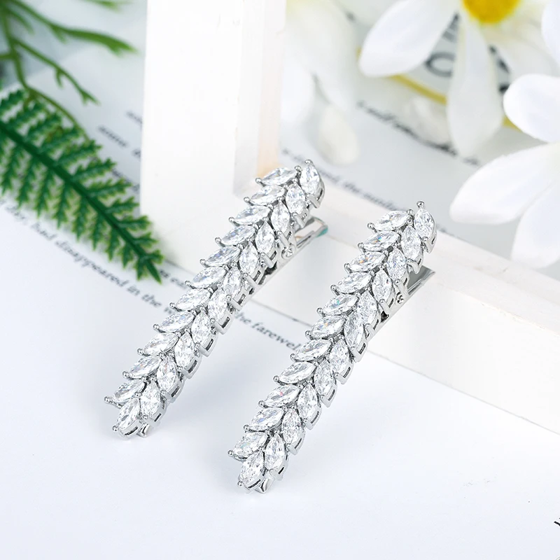 High quality delicate luxury metal wedding bride hair accessories