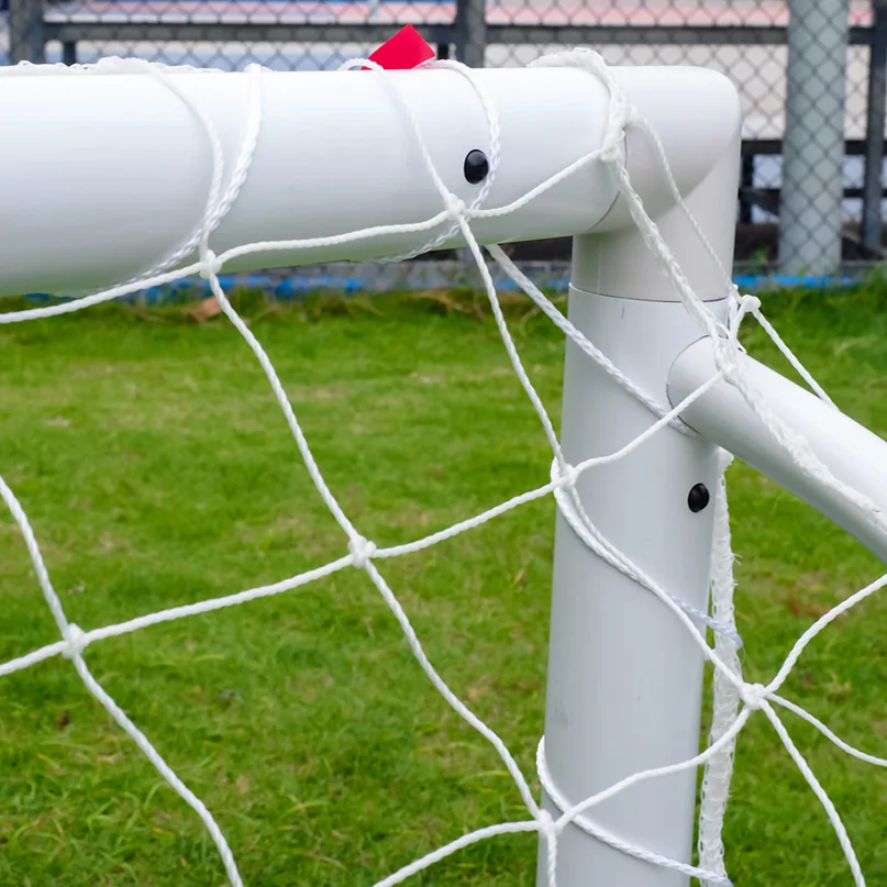 6 x 4 Ft Outdoor PVC Football Goal Portable Backyard PVC Soccer Goal