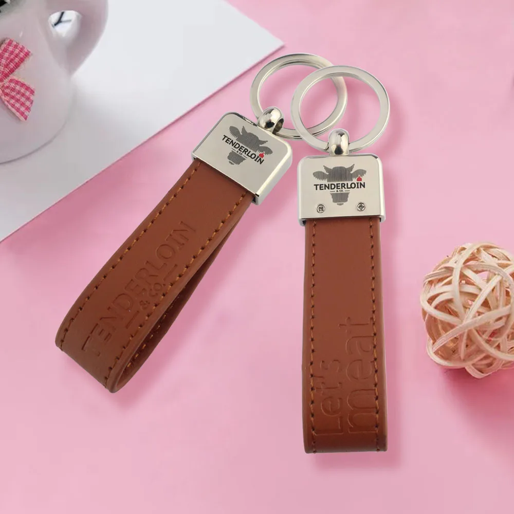Manufacturer personalized sublimation blank leather keyring custom 3d logo cute animal letters metal leather key chain keychain