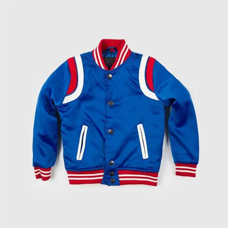 Best Quality Fashion Bulk Bomber silk Satin Super Unisex Jacket custom baseball varsity jackets