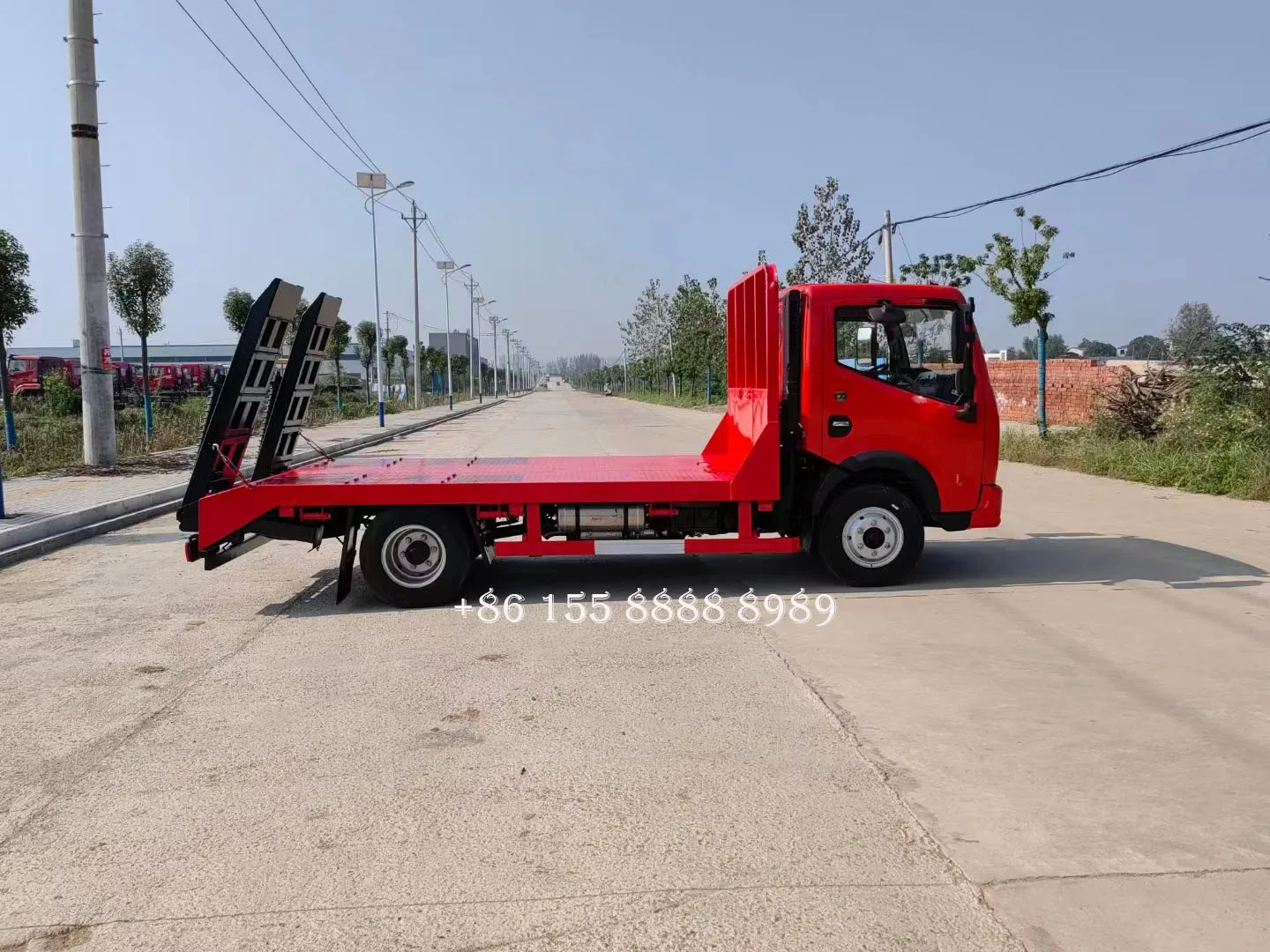 Dongfeng 4x2 Flat  platform flatbed truck