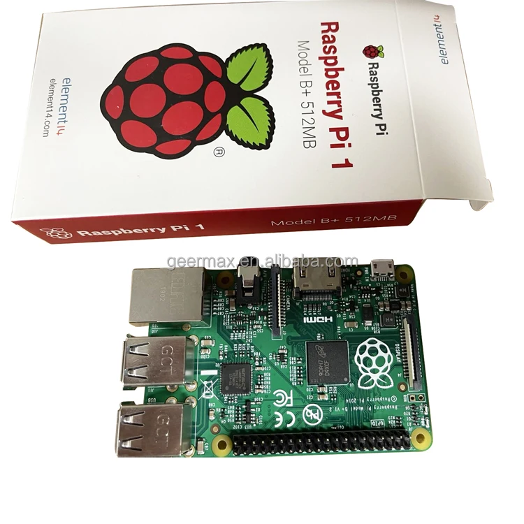 IN STOCK Raspberry Pi 1 Model B+ 512MB BCM2835 700MHz ARM1176JZFS Applications Processor Lower Power Raspberry Pi 1B+ B Plus