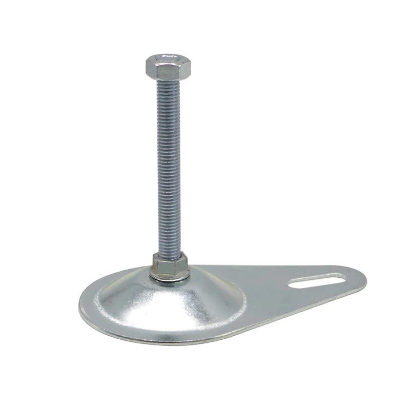china manufacturer odm oem rohs  zinc 7299 d 80mm m10*80/100/12mm  fixed steel  economy anti vibration mount leveler