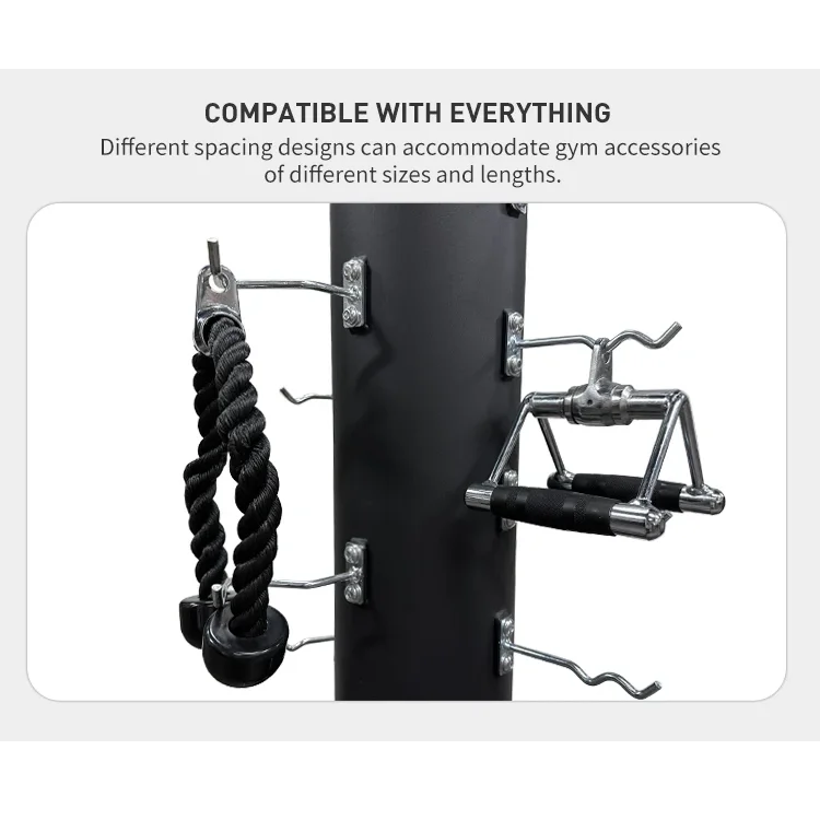 LAT Pulldown Bar Storage Holder LAT Pulldown Attachments Storage Stand Gym Equipment Cable Machine Attachment Storage Rack