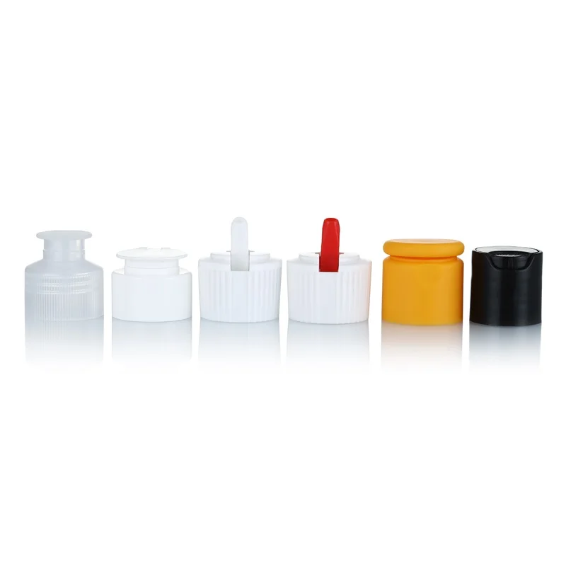 plastic screw cap  lids 20mm 24mm 28mm  packaging plastic flip top cap