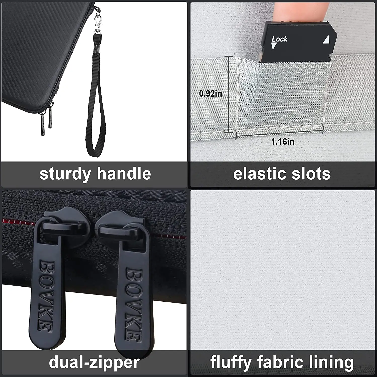 Черная сумка для хранения игровых карт 80 в 1 EVA чехол переключения SD