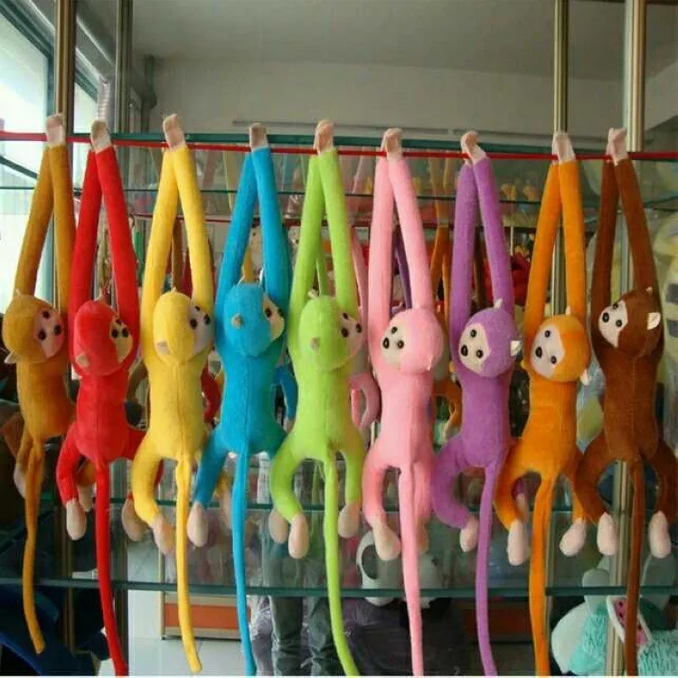Wholesale Monkey Plush Toys Kawaii Long Arms Monkey Toy Stuffed Animal Monkey Plush Toy for Baby Gifts