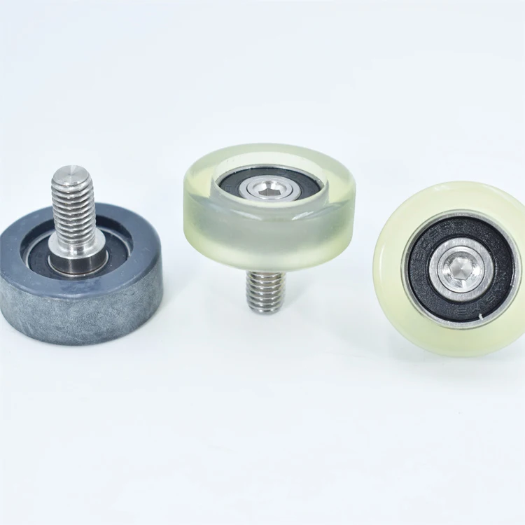 SEMEI High quality 8*32*12mm PU POM Nylon Plastic Coated Bearing with PU60832-12C2L15M8