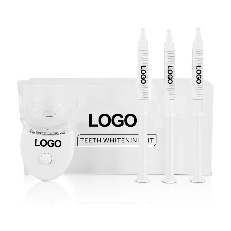 CE approved non peroxide private labels LED Cold Light home kit teeth whitening kit customized