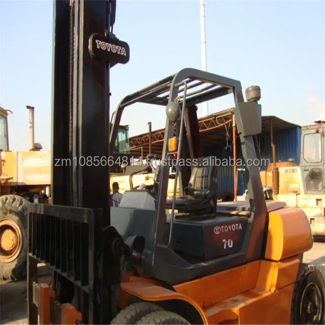 Подержанный вилочный погрузчик toyota, 7 тонн, дизельный вилочный погрузчик toyota fd70, 8 тонн, 10 тонн, 5 тонн, для продажи, Япония