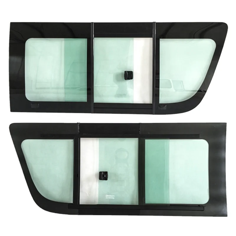 
actory outlets 2005 middle side window HIACE Van car sliding windows with frame 