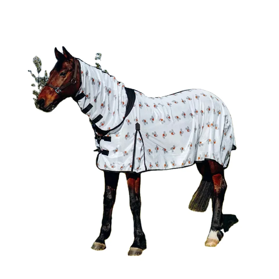 Hooded Fly Horse Bag Summer Customized Wholesale Price Comfortable Horse Rugs