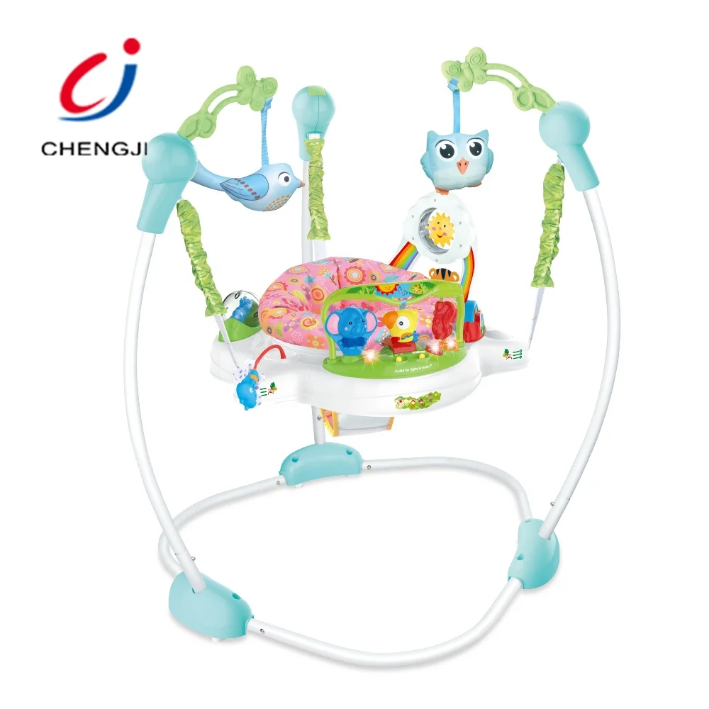 Hot Sale Multifunction Infant Learning Walker Products Toddler Bounce Swing Baby Jumping Chair With Music (1600073807966)