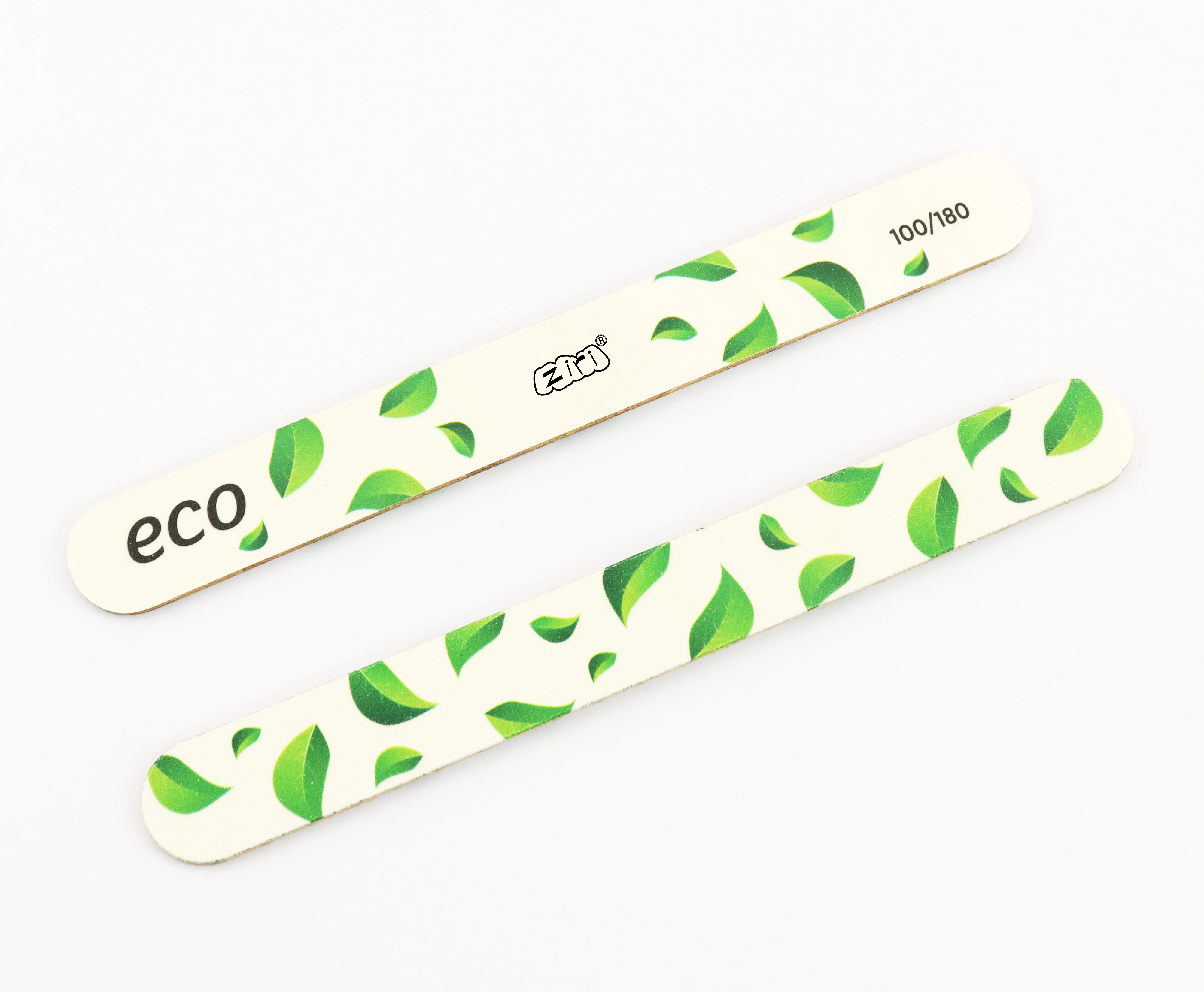 Ziri Factory Supply Manicure Pedicure Tools Biodegradable Plastic Free Nail Buffer Emery Board Professional Bamboo Nail File