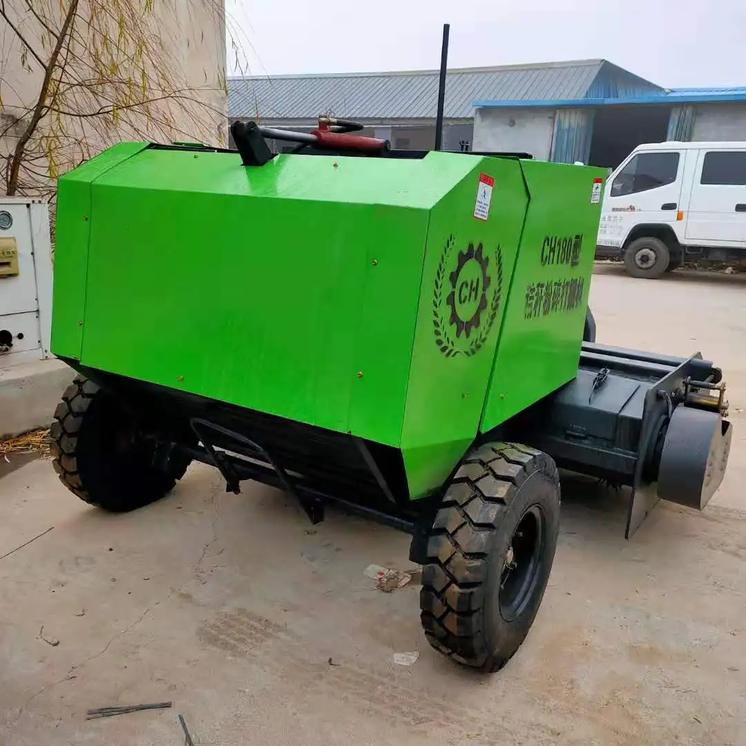 Agricultural machinery Hay baler compressor Semi-automatic baler for small farm