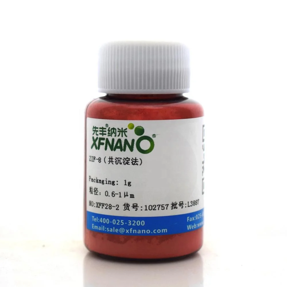 Metal Organic Frameworks MOFs ZIF-8 Powder 0.6-1um Price by Coprecipitation Method