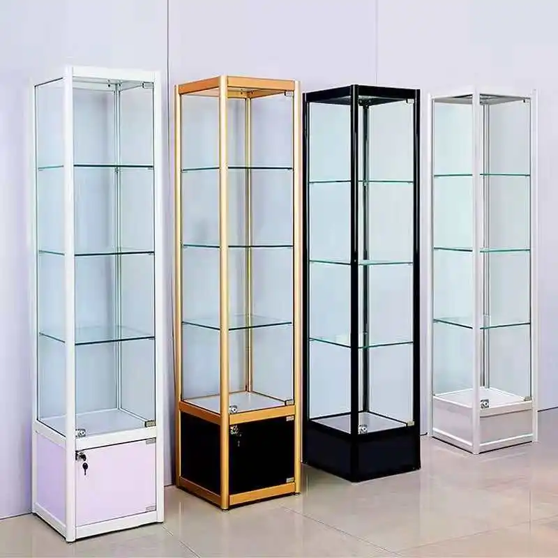 China Factory Direct Bulletproof Toy Building Block Glass Display Cabinet Handmade Display Cabinet Showcase