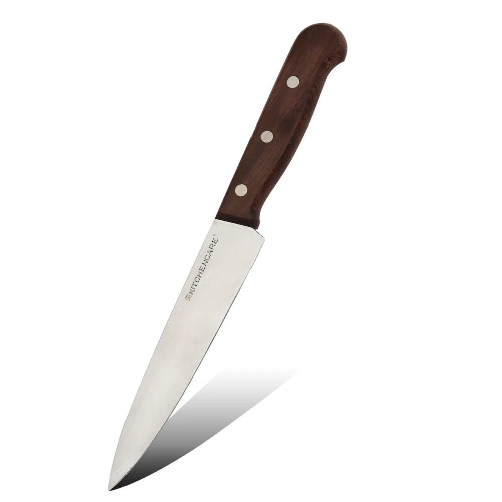 KITCHENCARE Wholesale 7inch Wooden Slicing Chef Knife Meat Butcher Knife for Kitchen
