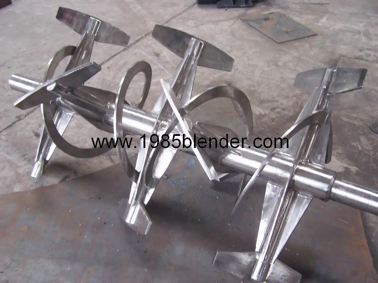 Industrial Horizontal Carbon Stainless Steel Plastic PVC Animal Feed  Ribbon Paddle Mixer Powder Granule Mixer