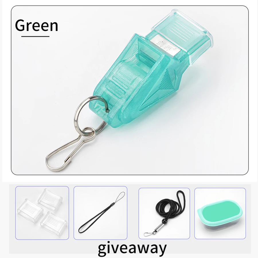 dolphin referee whistle for soccer Football and basketball referees multiple colors  sports whistle with string neck lanyard