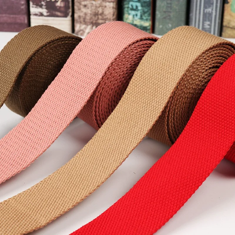 Heavy Duty Cotton Webbing 1.5 inch Cotton Webbing acrylic Jacquard tape for Stock Webbing Polyester / Cotton