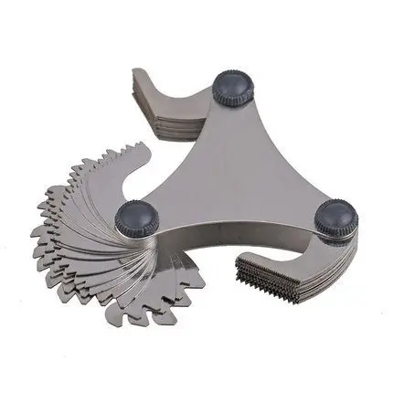 High Precision Stainless Steel American British Screw Thread Pitch Gauge