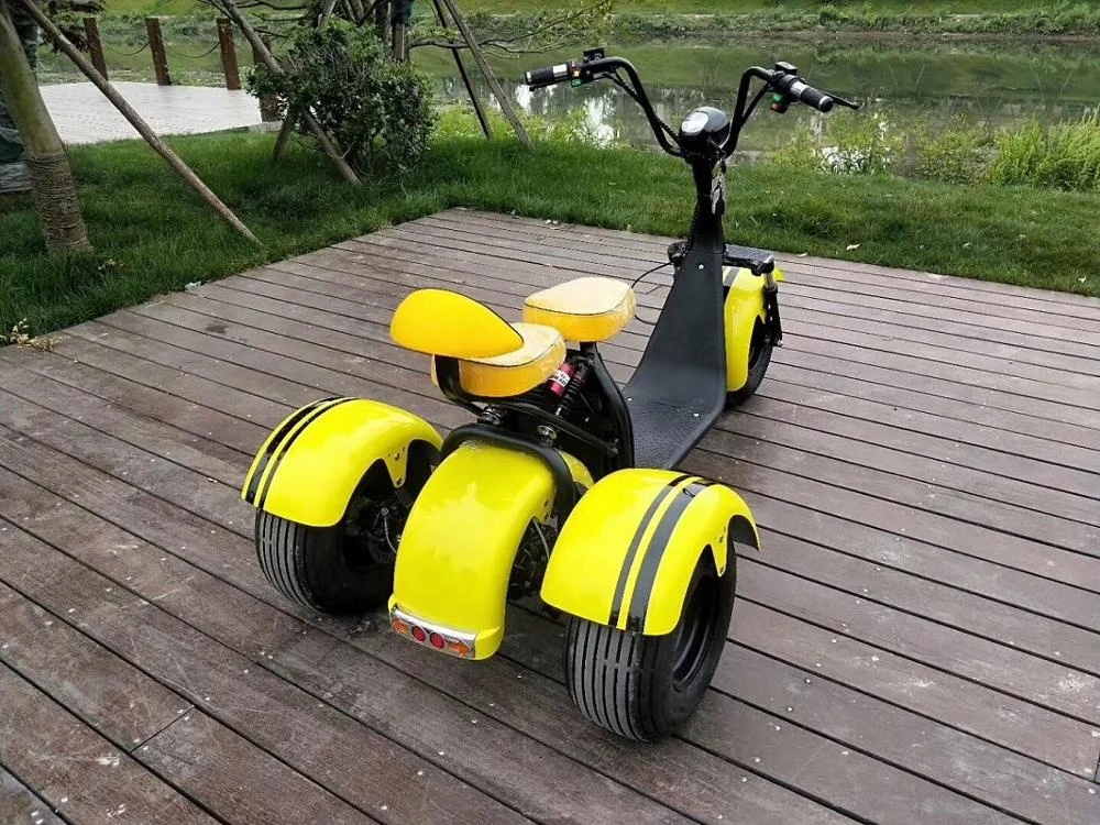 CHINA CHEAP 3 wheel  bike  electric  fat tyre adult 2000W citycoco scooter electric  tricycles