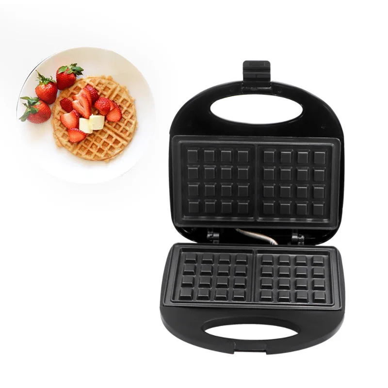 2 Slices Easy Operation Electric Breakfast Bread Toaster Grill Sandwich Maker Detachable