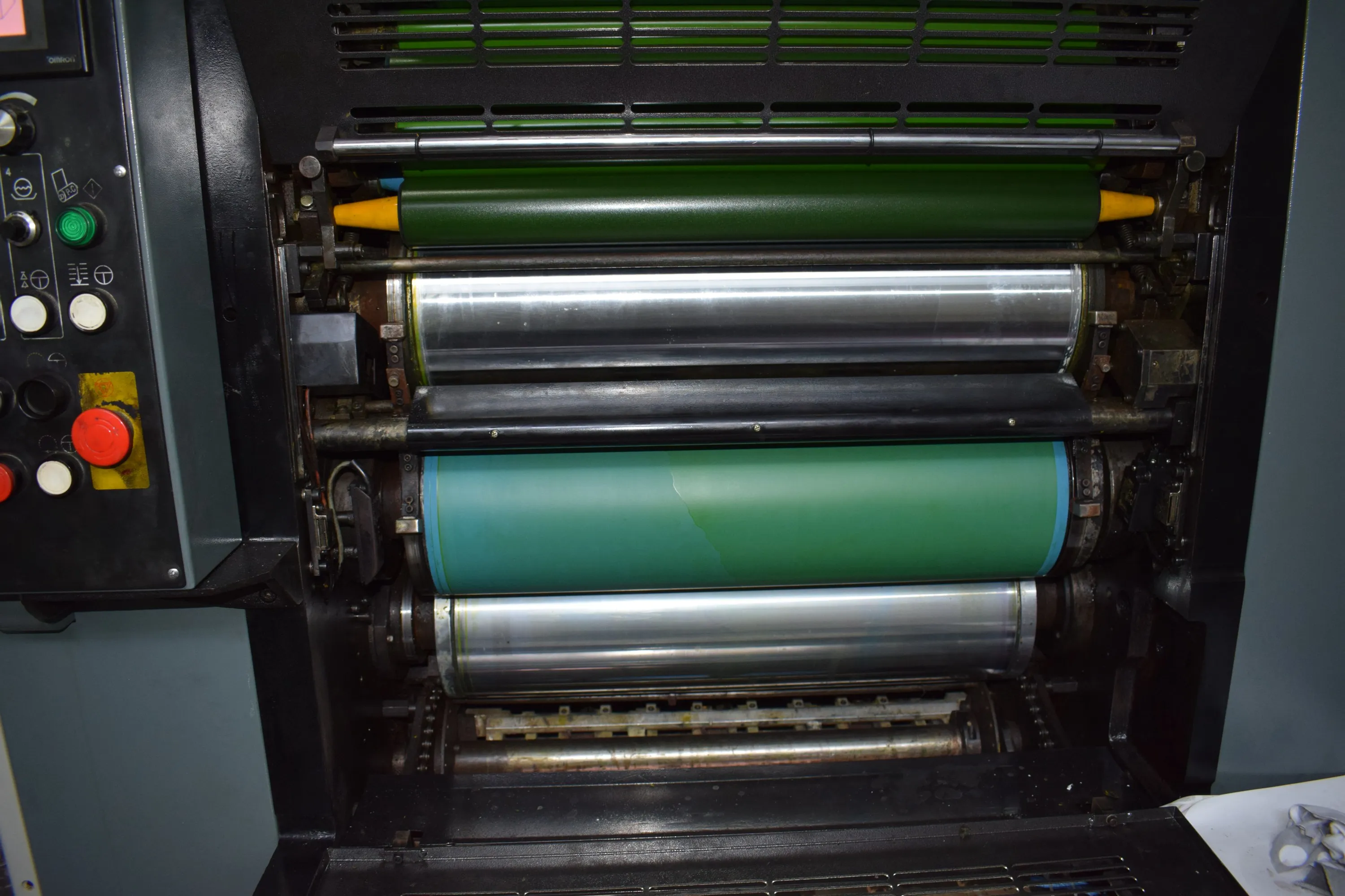 CMYK 4 colors used offset printer ryobi