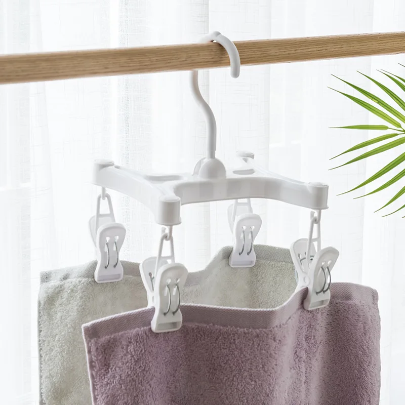 multi-function balcony socks rack drying rack travel household laundry clothes drying rack
